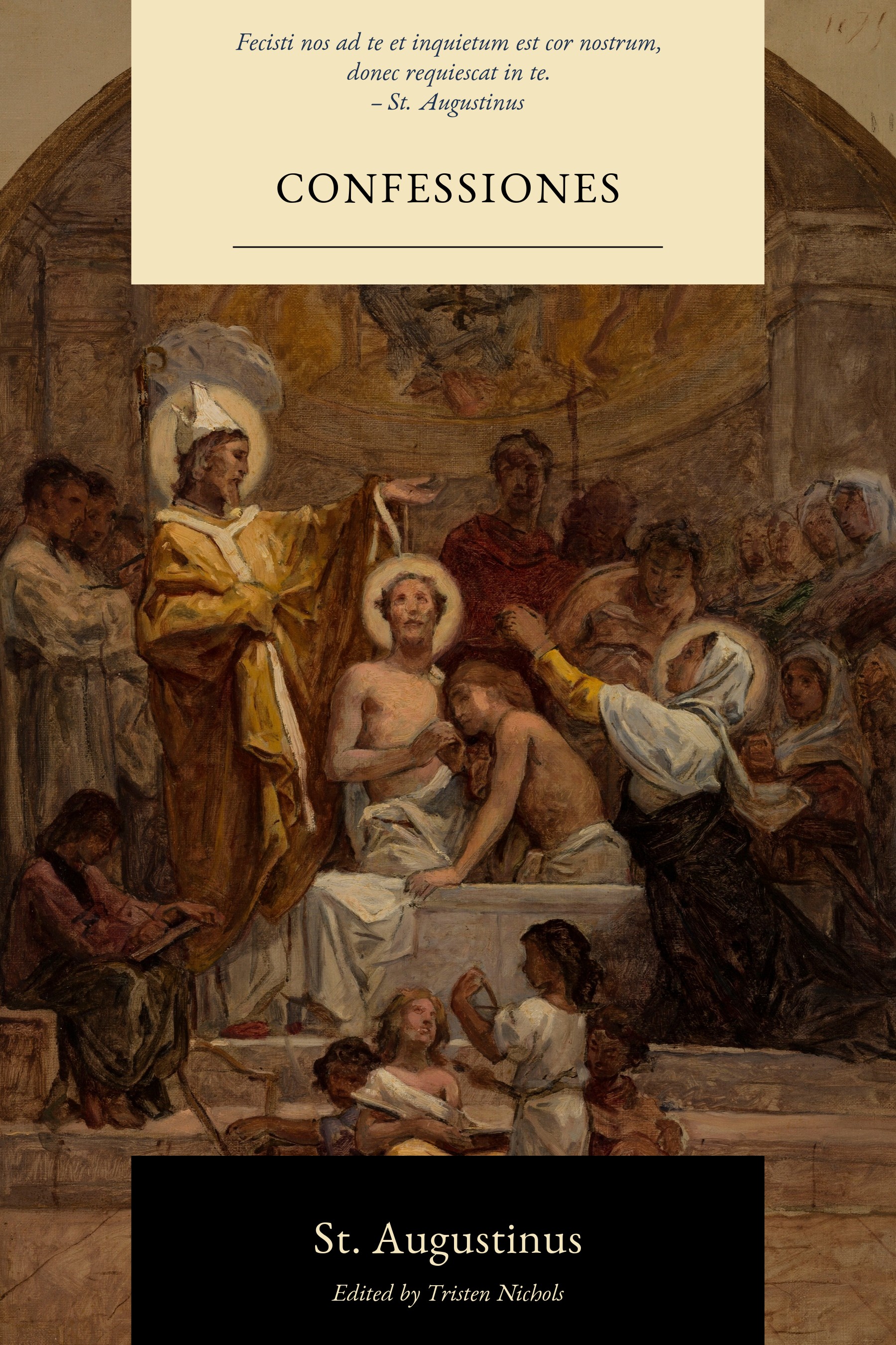 Front cover of Confessiones: Sancti Aurelii Augustini (Latin Edition) by Augustine of Hippo
