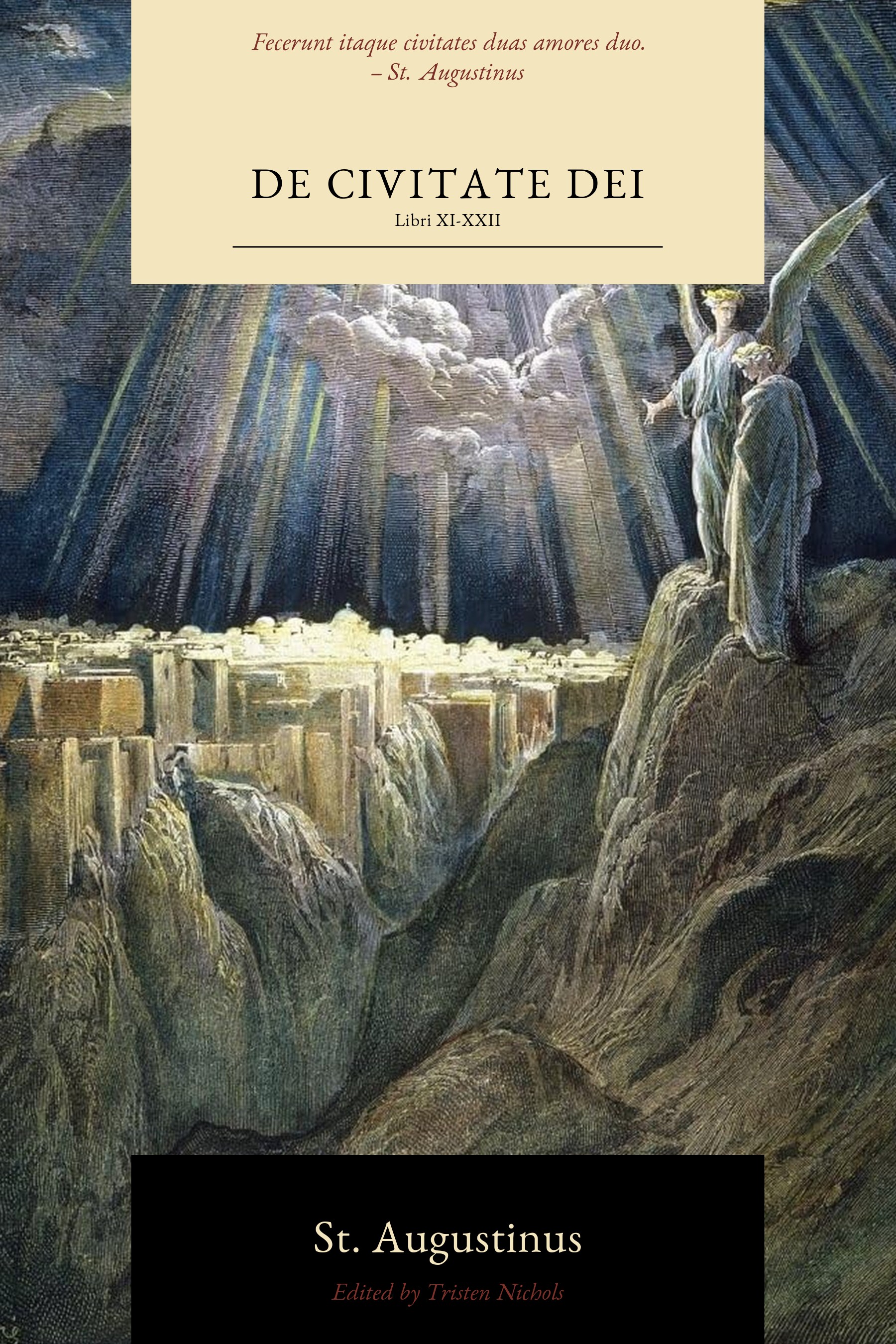 Front cover of De Civitate Dei: Volumen 2: Libri XI-XXII (Latin Edition) by Augustine of Hippo
