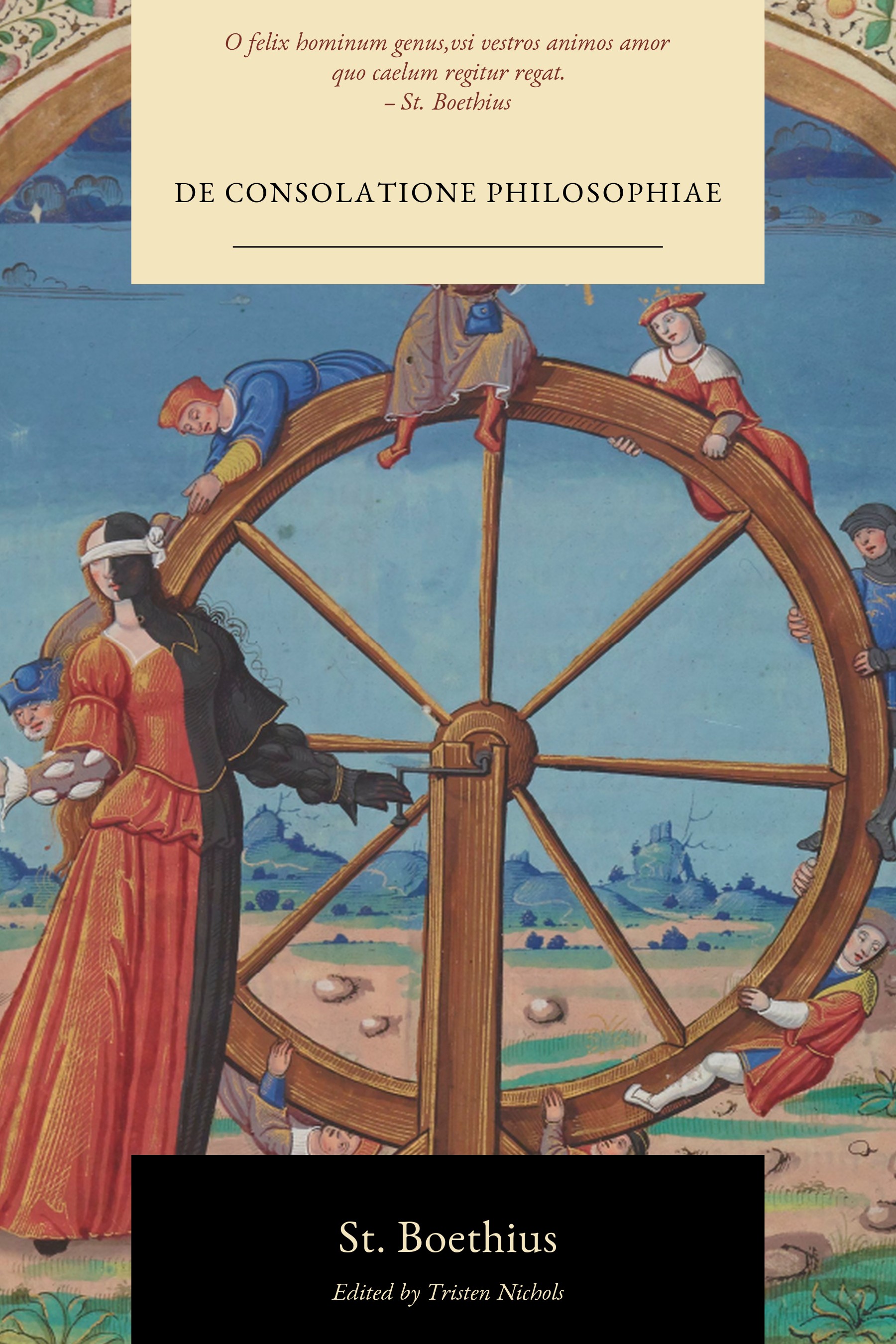 Front cover of De Consolatione Philosophiae (Latin Edition) by Boethius