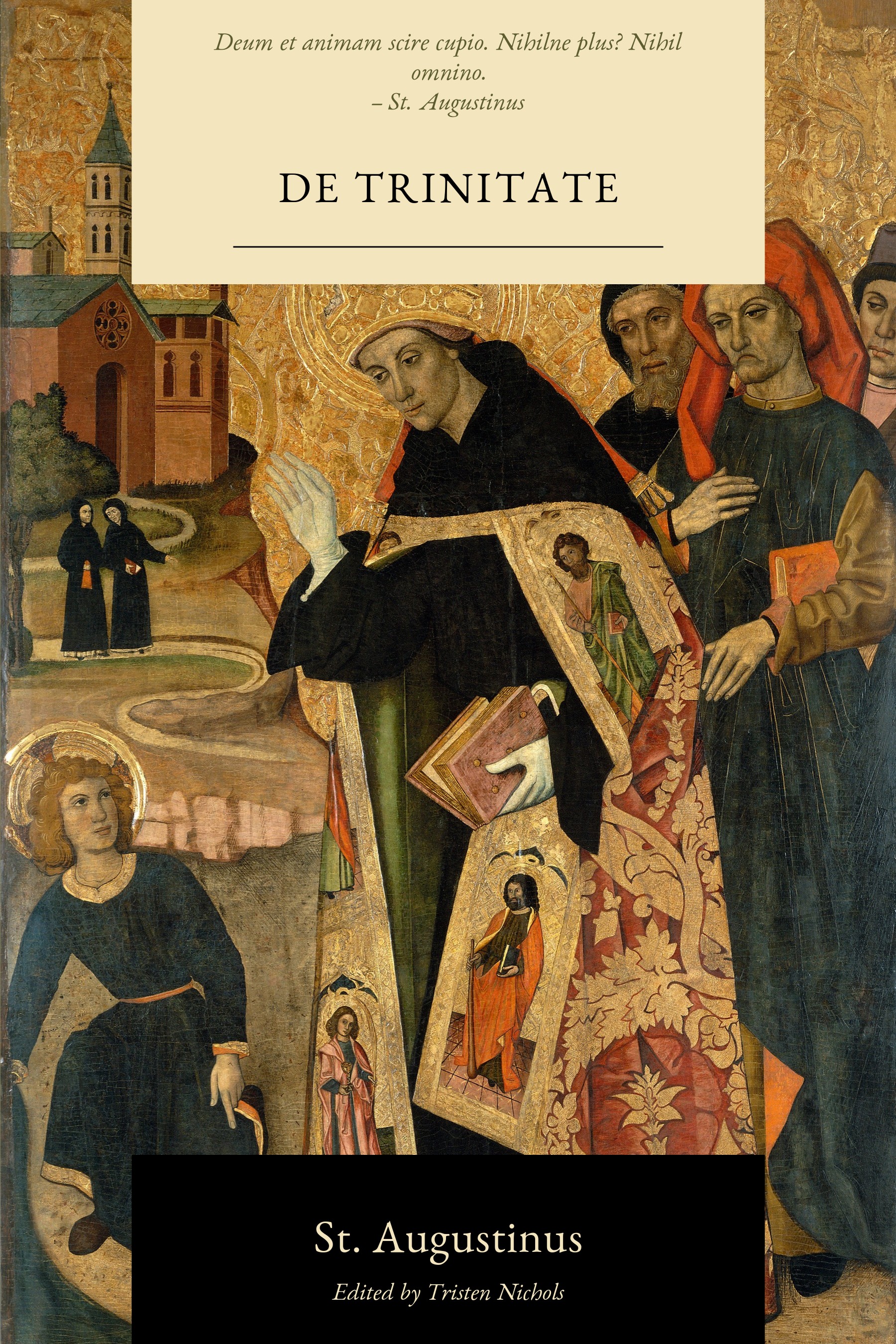 Front cover of De Trinitate (Latin Edition) by Augustine of Hippo