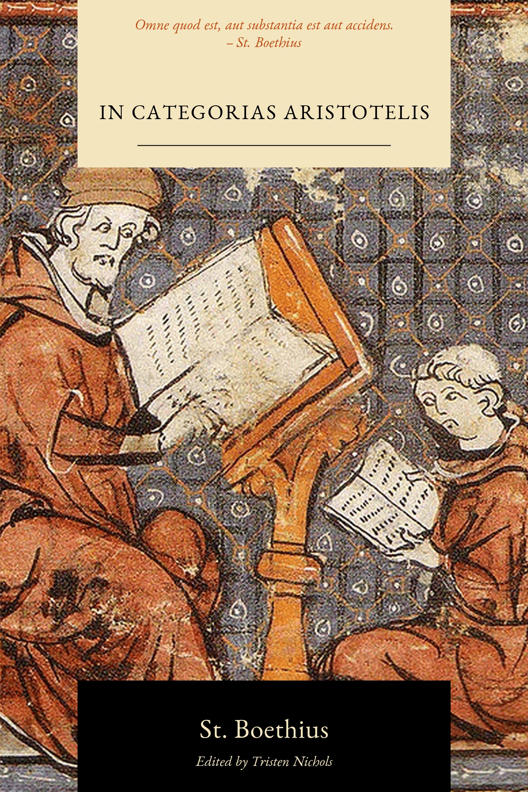 Front cover of In Categorias Aristotelis: Commentarium Boethii cum Textu Aristotelico (Latin Edition) by Boethius